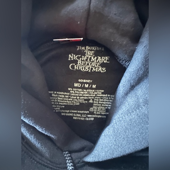 NWT Disney’s The Nightmare Before Christmas 🎄 Hoodie size medium - Picture 6 of 7